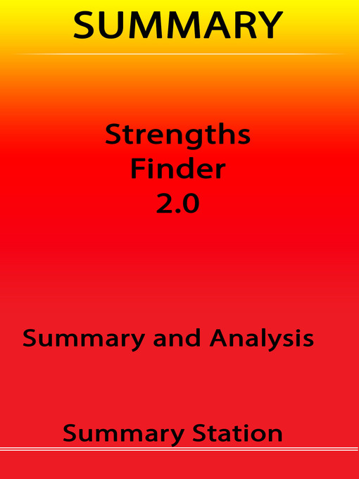 Title details for Strengths Finder 2.0 / Summary by Summary Station - Available